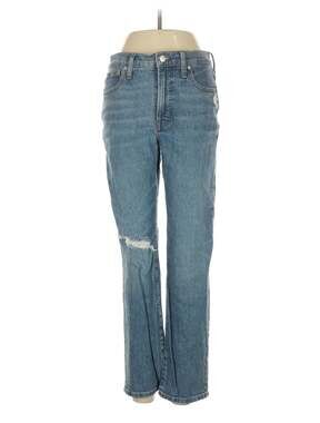 Madewell The Perfect Vintage Jean in Rosabelle Wash: Knee-Rip Edition